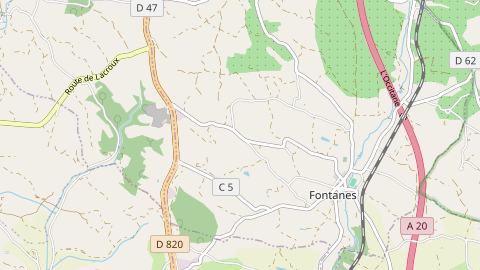 Carte de localisation de l'évènement