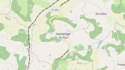 Carte de localisation de l'évènement
