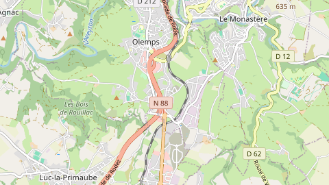 Carte de localisation de l'évènement