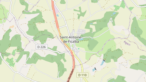 Carte de localisation de l'évènement