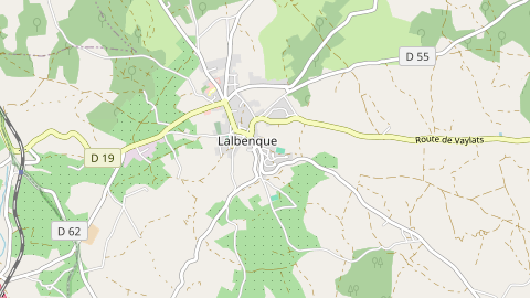 Carte de localisation de l'évènement