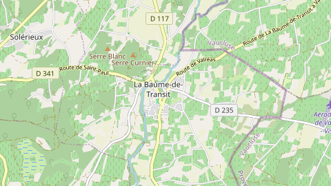 Carte de localisation de l'évènement