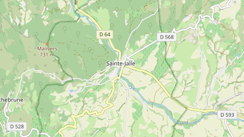 Carte de localisation de l'évènement