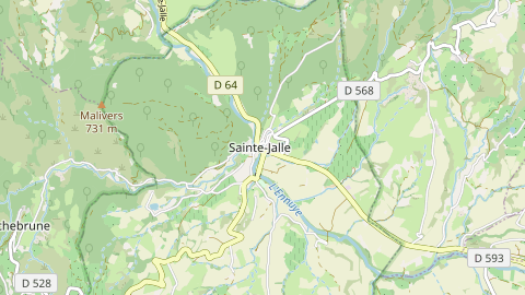 Carte de localisation de l'évènement