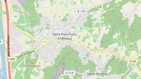Carte de localisation de l'évènement