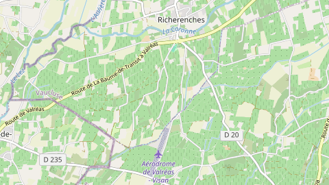 Carte de localisation de l'évènement