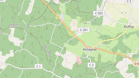 Carte de localisation de l'évènement