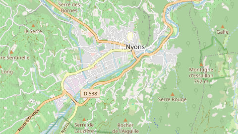 Carte de localisation de l'évènement