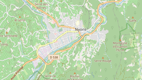 Carte de localisation de l'évènement