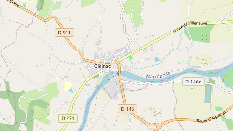Carte de localisation de l'évènement