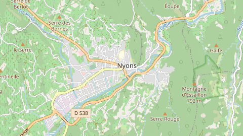 Carte de localisation de l'évènement