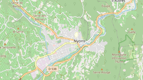 Carte de localisation de l'évènement