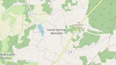 Carte de localisation de l'évènement