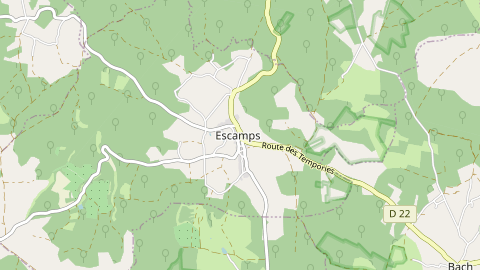 Carte de localisation de l'évènement