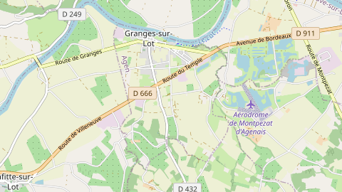 Carte de localisation de l'évènement