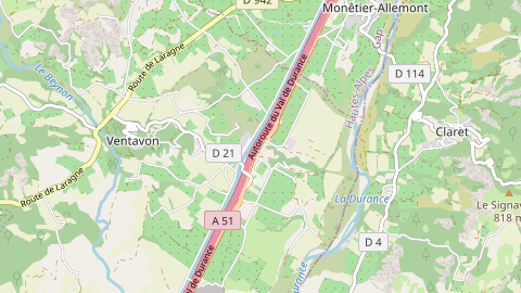 Carte de localisation de l'évènement