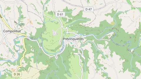 Carte de localisation de l'évènement