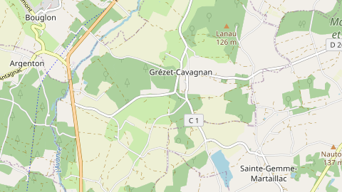 Carte de localisation de l'évènement