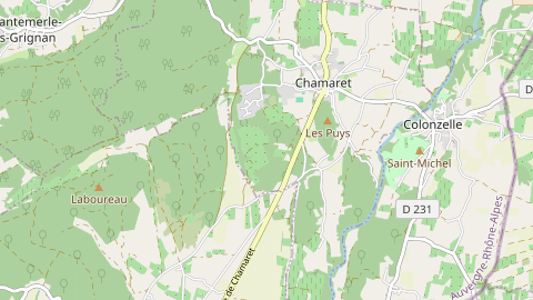 Carte de localisation de l'évènement