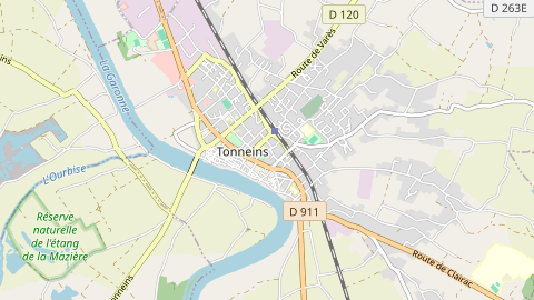 Carte de localisation de l'évènement