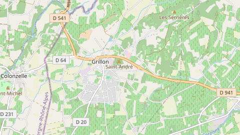 Carte de localisation de l'évènement