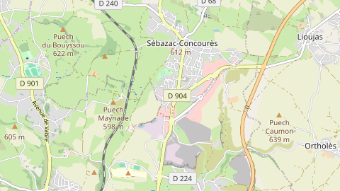 Carte de localisation de l'évènement