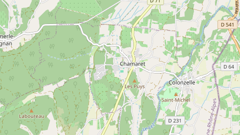 Carte de localisation de l'évènement