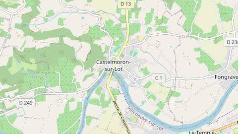 Carte de localisation de l'évènement