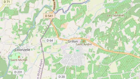 Carte de localisation de l'évènement