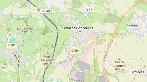 Carte de localisation de l'évènement