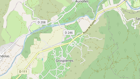 Carte de localisation de l'évènement