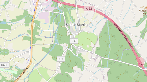 Carte de localisation de l'évènement