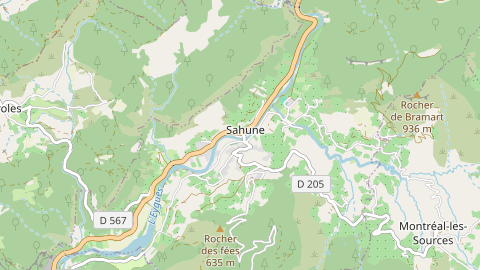 Carte de localisation de l'évènement