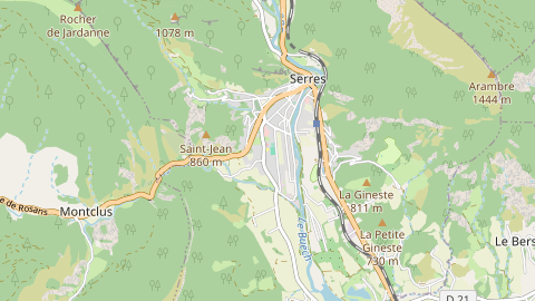 Carte de localisation de l'évènement