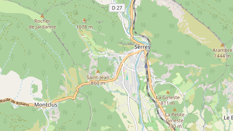 Carte de localisation de l'évènement
