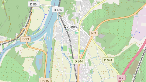 Carte de localisation de l'évènement