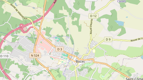 Carte de localisation de l'évènement