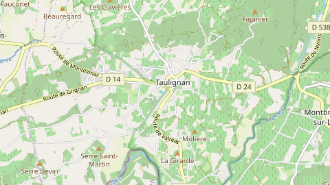 Carte de localisation de l'évènement