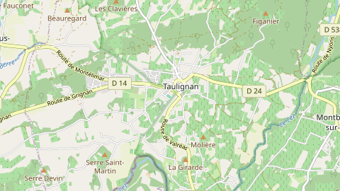 Carte de localisation de l'évènement