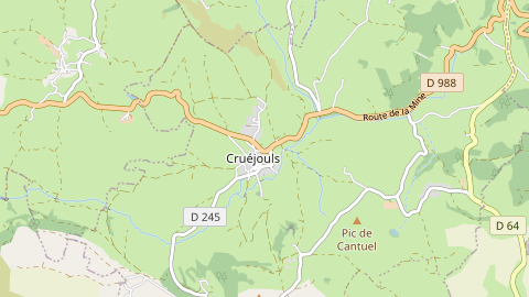 Carte de localisation de l'évènement