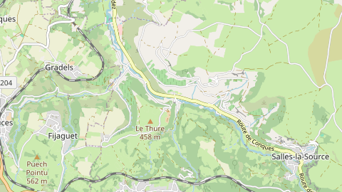Carte de localisation de l'évènement