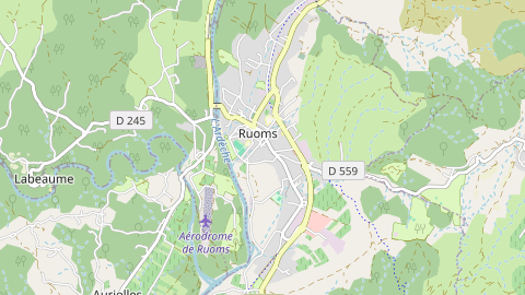 Carte de localisation de l'évènement
