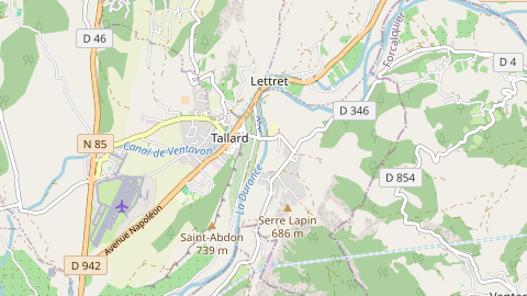 Carte de localisation de l'évènement