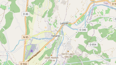 Carte de localisation de l'évènement