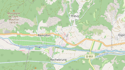 Carte de localisation de l'évènement