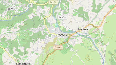 Carte de localisation de l'évènement