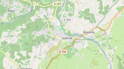 Carte de localisation de l'évènement