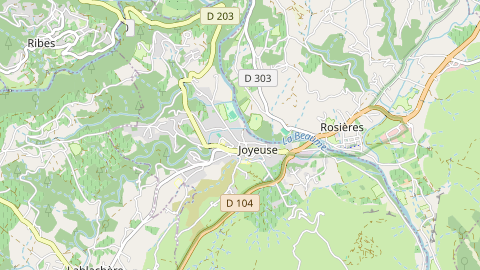 Carte de localisation de l'évènement