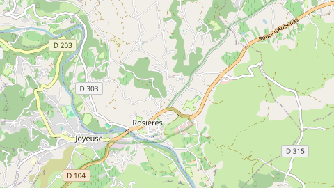 Carte de localisation de l'évènement