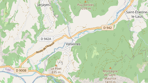 Carte de localisation de l'évènement
